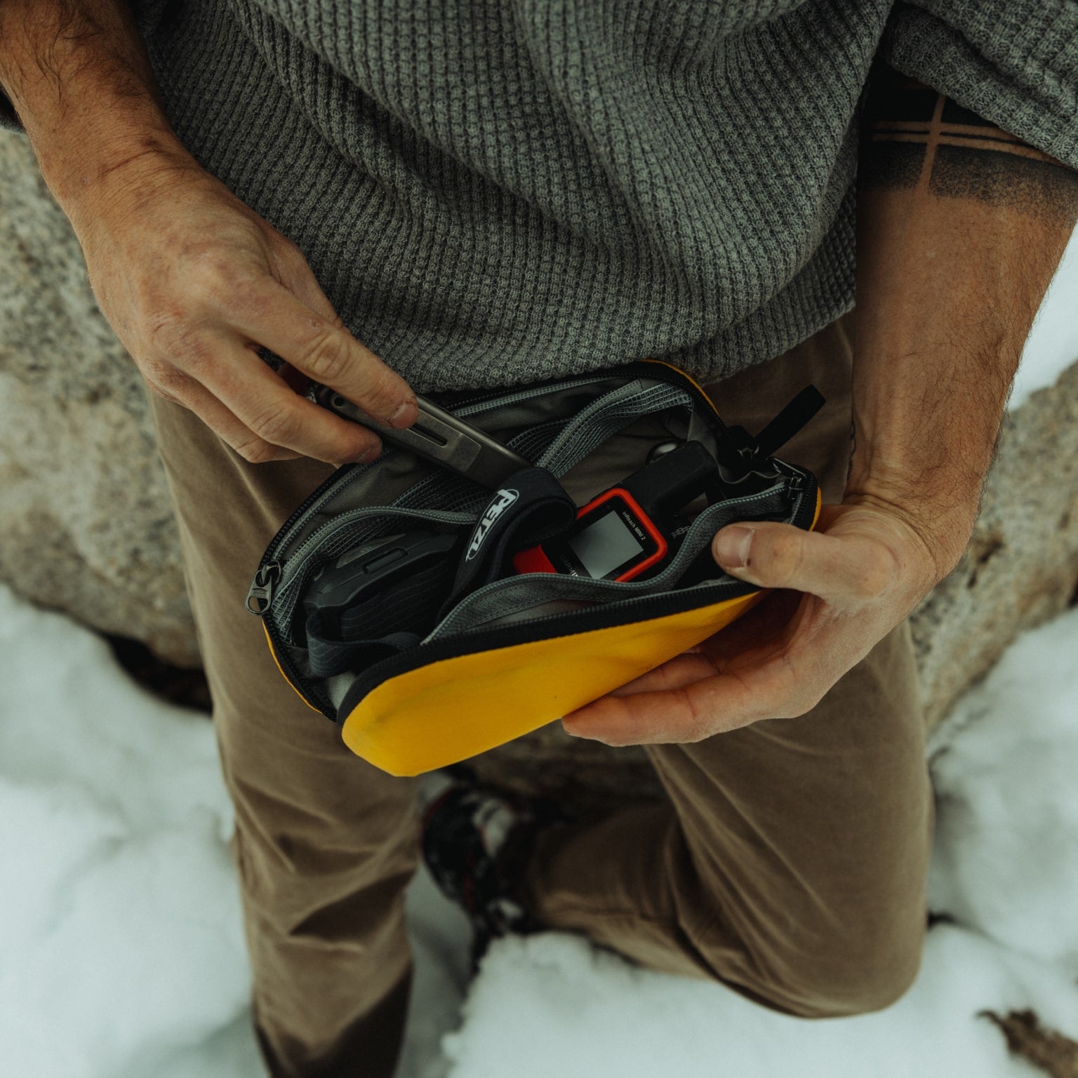 CIVIC Access Pouch 0.5L in Expedition Yellow - CAP0.5 - open access CIVIC Access Pouch 0.5L in Expedition Yellow - CAP0.5 - open access [13017a-EXY