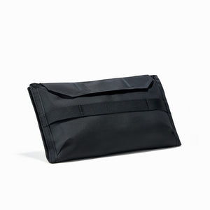 CIVIC Access Pouch 1L in Solution Dyed Black - CAP1 - Back side closure