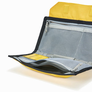 CIVIC Access Pouch 1L in Expedition Yellow - laminated divider pockets