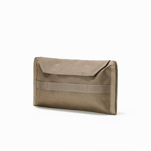 CIVIC Access Pouch 1L in Fossil Brown - bag magnetic closure