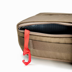 CIVIC Access Pouch 2L in Fossil Brown - key leash