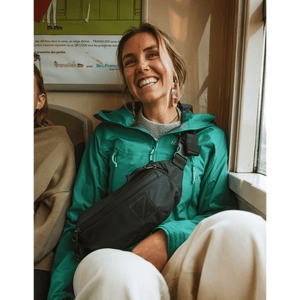 CIVIC Access Sling 2L in Solution Dyed Black - strap keeper