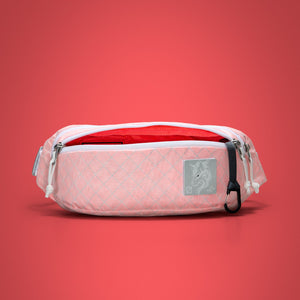 CIVIC Access Sling 2L in Arctic Kludde - Ultra - front main compartment with aluminum key hook