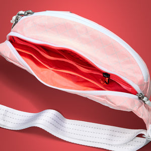 CIVIC Access Sling 2L in Arctic Kludde - Ultra - electric coral lining with drop in pockets