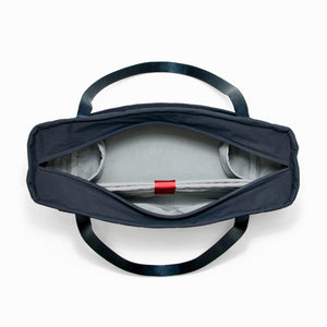 CIVIC Daily Tote 24L in Konbu Dark Navy - Open view top