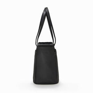 CIVIC Daily Tote 24L in Solution Dyed Black - CDT24 - handles up side view