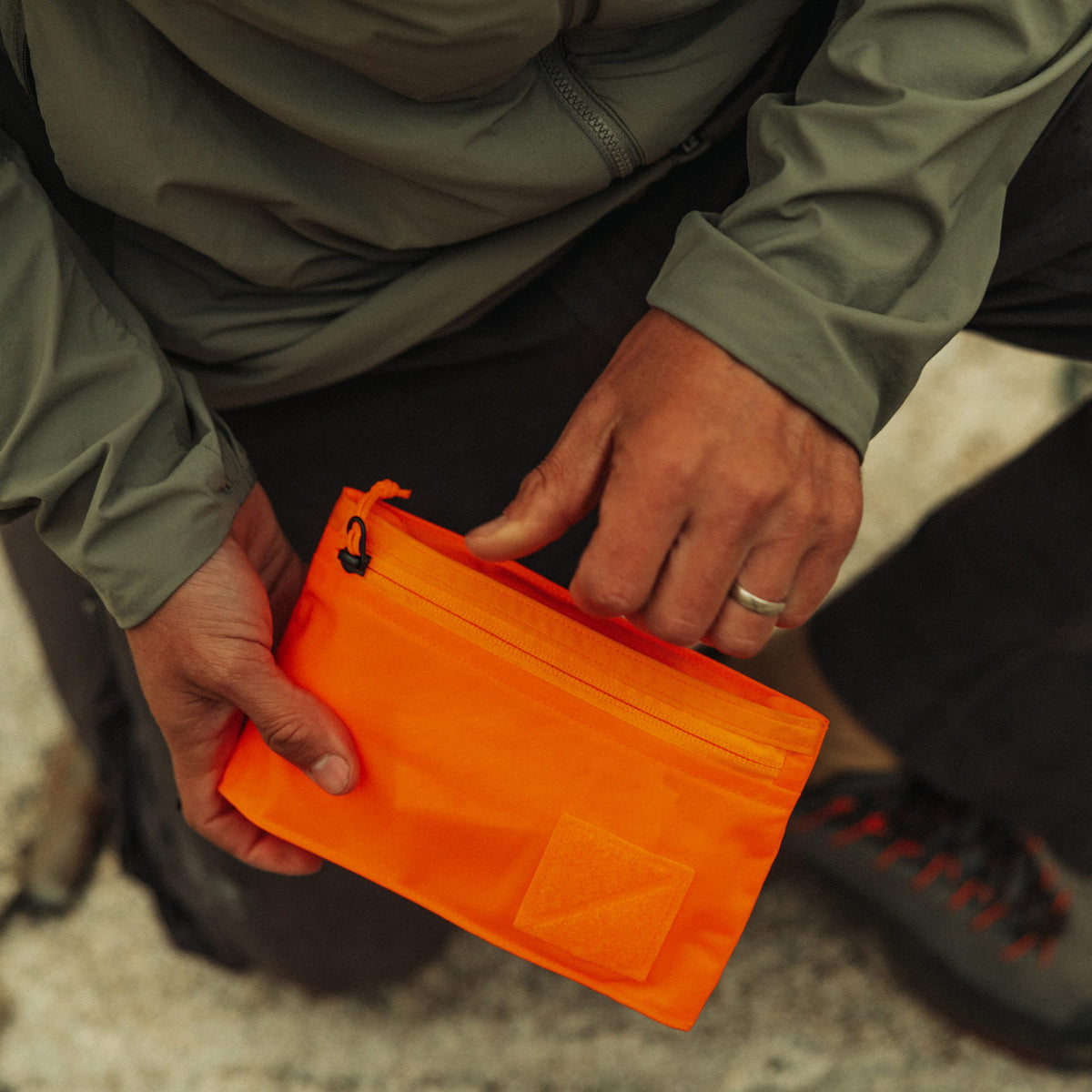 CIVIC Flat Pouch Hot Orange Outdoor CIVIC Flat Pouch Hot Orange Outdoor [13022a-HTO
