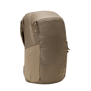 CIVIC Half Zip 22L in Fossil Brown - front profile