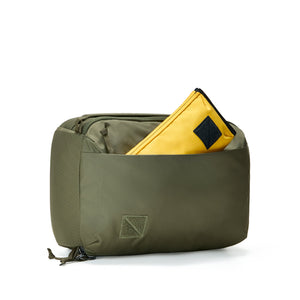 CIVIC Panel Loader 16L CPL16 in OD Green - side access pocket with CAP1