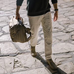 CIVIC Panel Loader 24L in Fossil Brown - side handle access