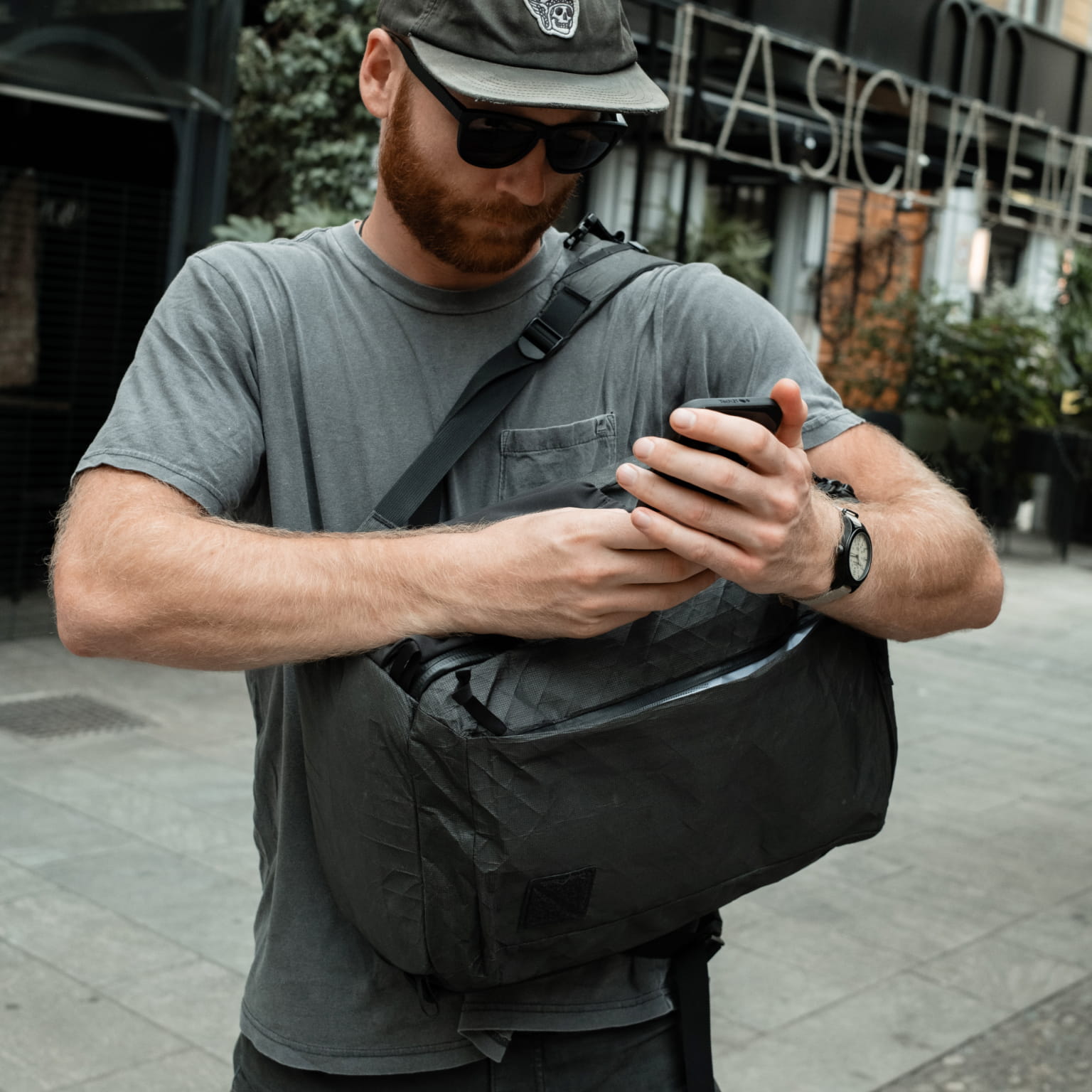 CIVIC Travel Bag CTB 26L ULTRA Black Magic Front Access Pocket