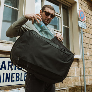 CIVIC Travel Bag 35L in solution dyed black in paris