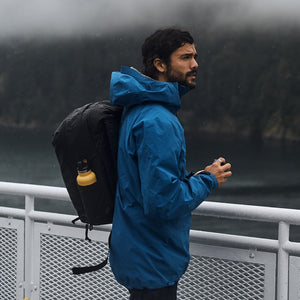 CIVIC Travel Bag 20L in Solution Dyed Black - weather resistant textile