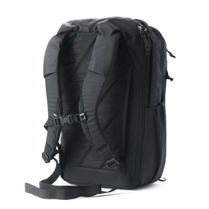 CIVIC TRAVEL BAG CTB26 SOLUTION DYED BLACK BACK PANEL BREATHABLE