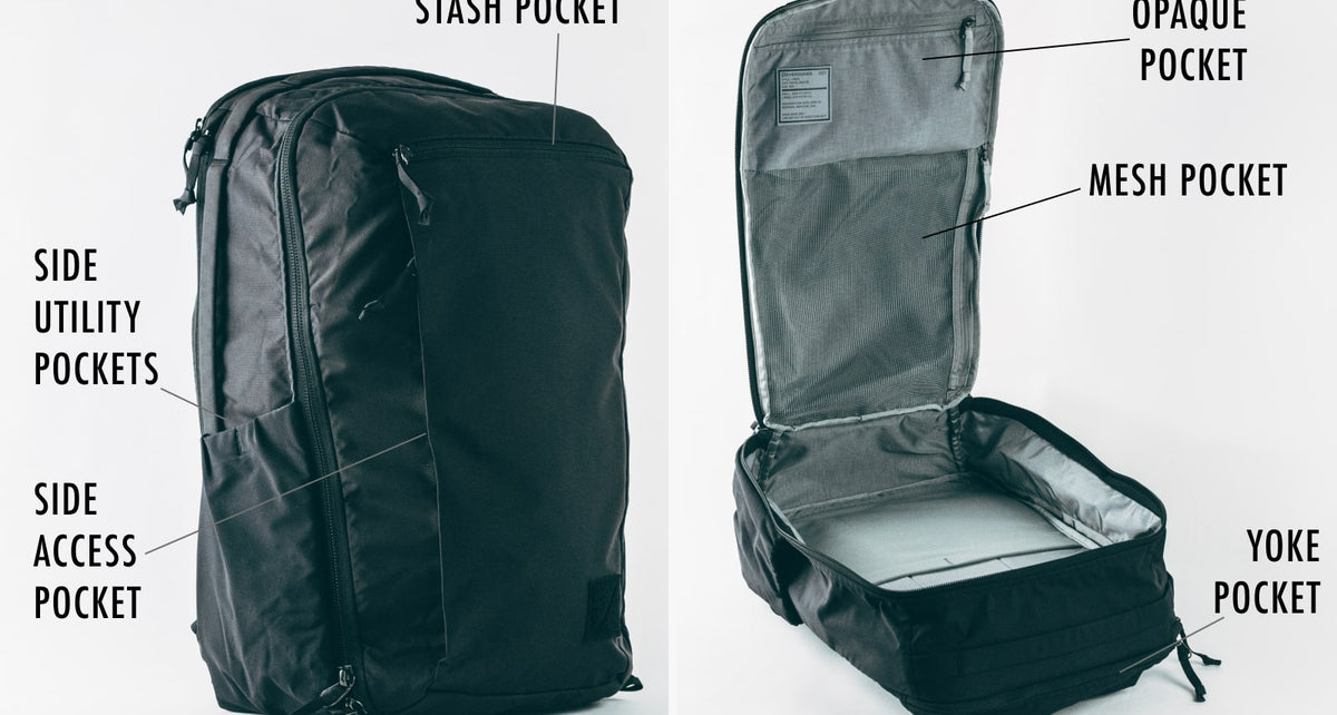 ELEMENT Flat Pouch fits in CIVIC Travel Bag