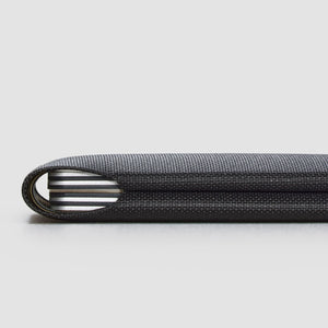 ELEMENT Bifold Wallet - EBW - Solution Dyed Black - closed with cards inside
