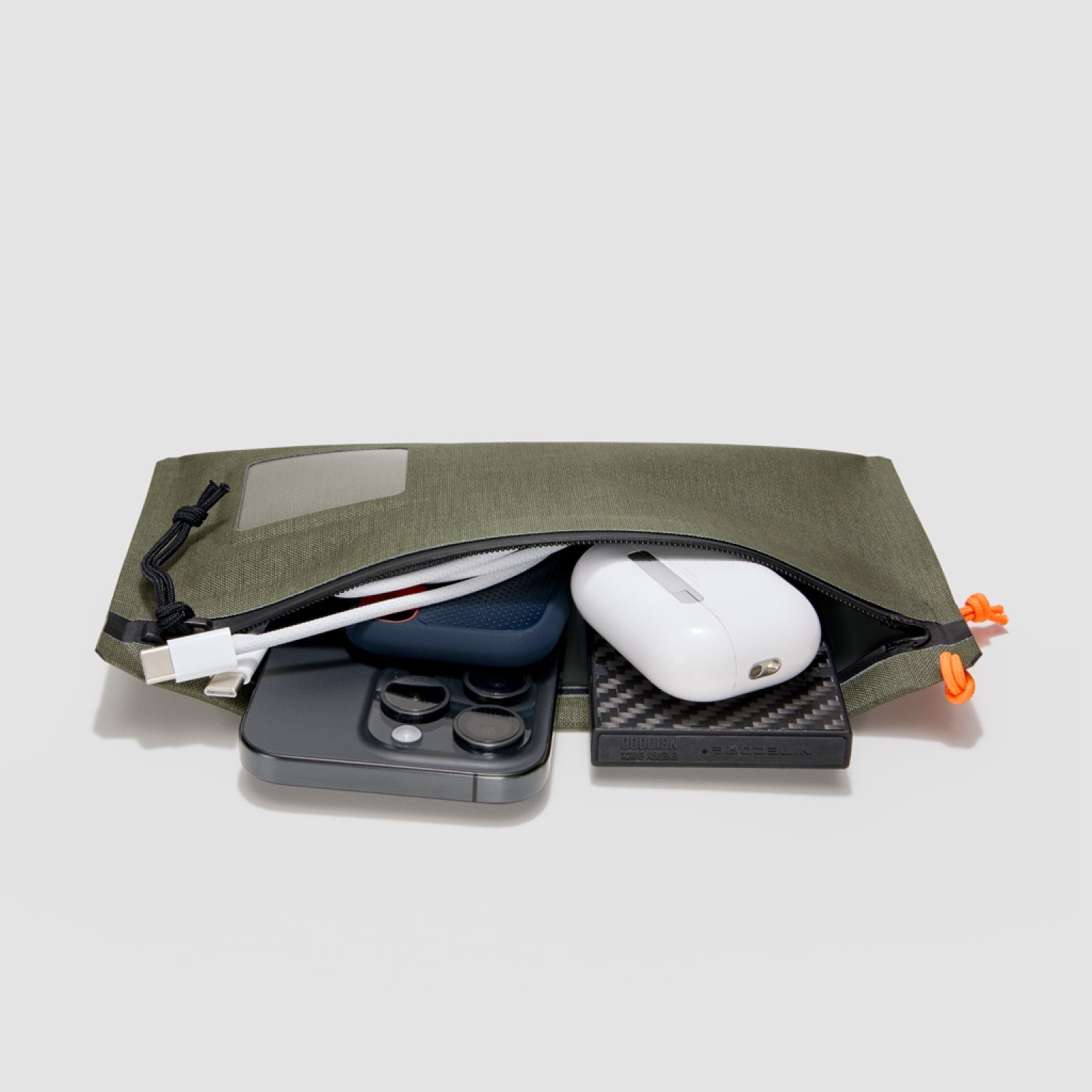ELEMENT Flat Pouch - OD Green - Waterproof Pouch - Tech Loadout ELEMENT Flat Pouch - OD Green - Waterproof Pouch - Tech Loadout [12004a-ODG