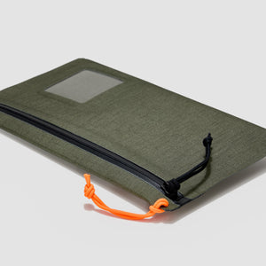 ELEMENT Flat Pouch - OD Green - Waterproof Pouch - Zipper Puller