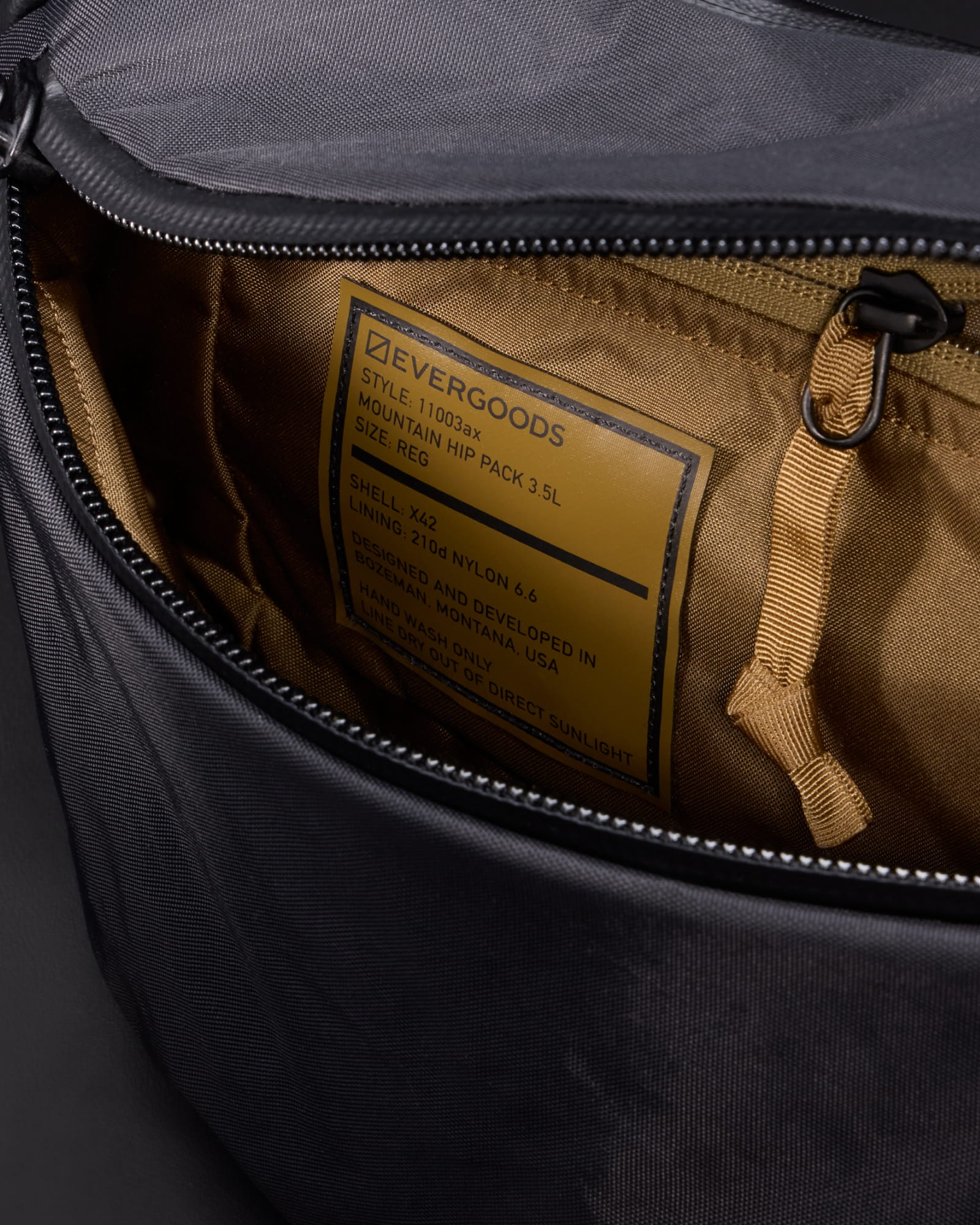MOUNTAIN Hip Pack 3.5L X-Pac Coyote Brown Interior