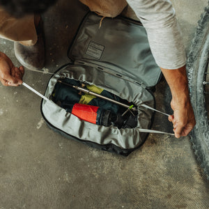 Transit Packing Cube 10L in Black - Bike Gear Cube cinch compression