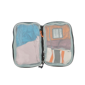 Transit Packing Cube 8L TPC8 Black open and packed
