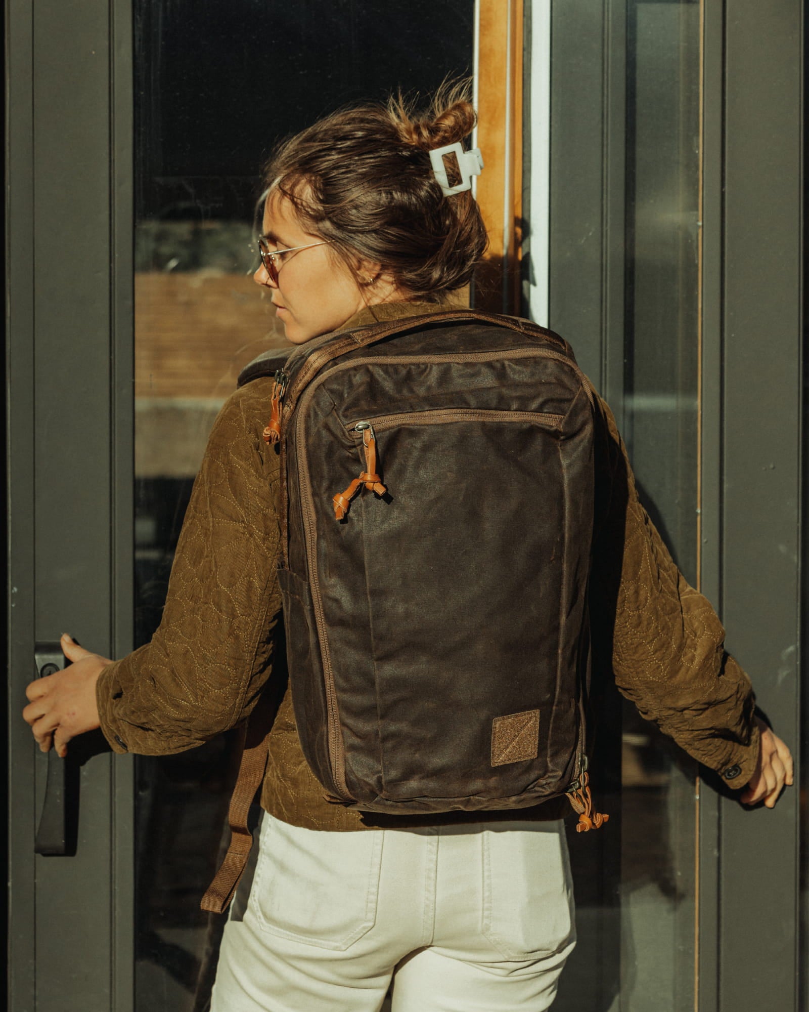 Waxed Canvas CIVIC Travel Bag Tough