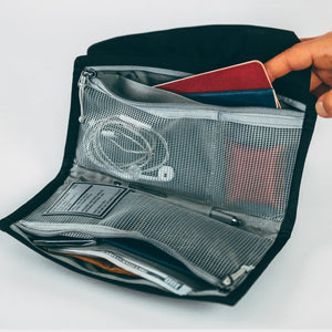 CIVIC ACCESS POUCH 1L BLACK CAP1 OPEN POCKETS