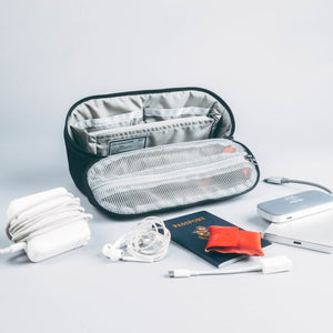 CIVIC ACCESS POUCH 2L BLACK CAP2 EDC ACCESSORY OPEN