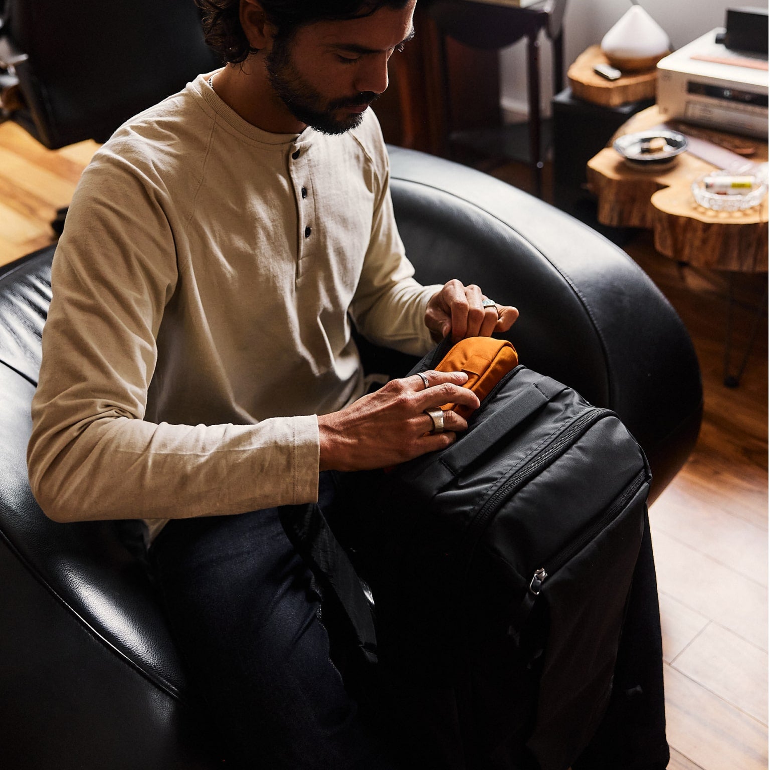 Burnt Orange CAP0.5L in yoke pocket [13017a-BRO]