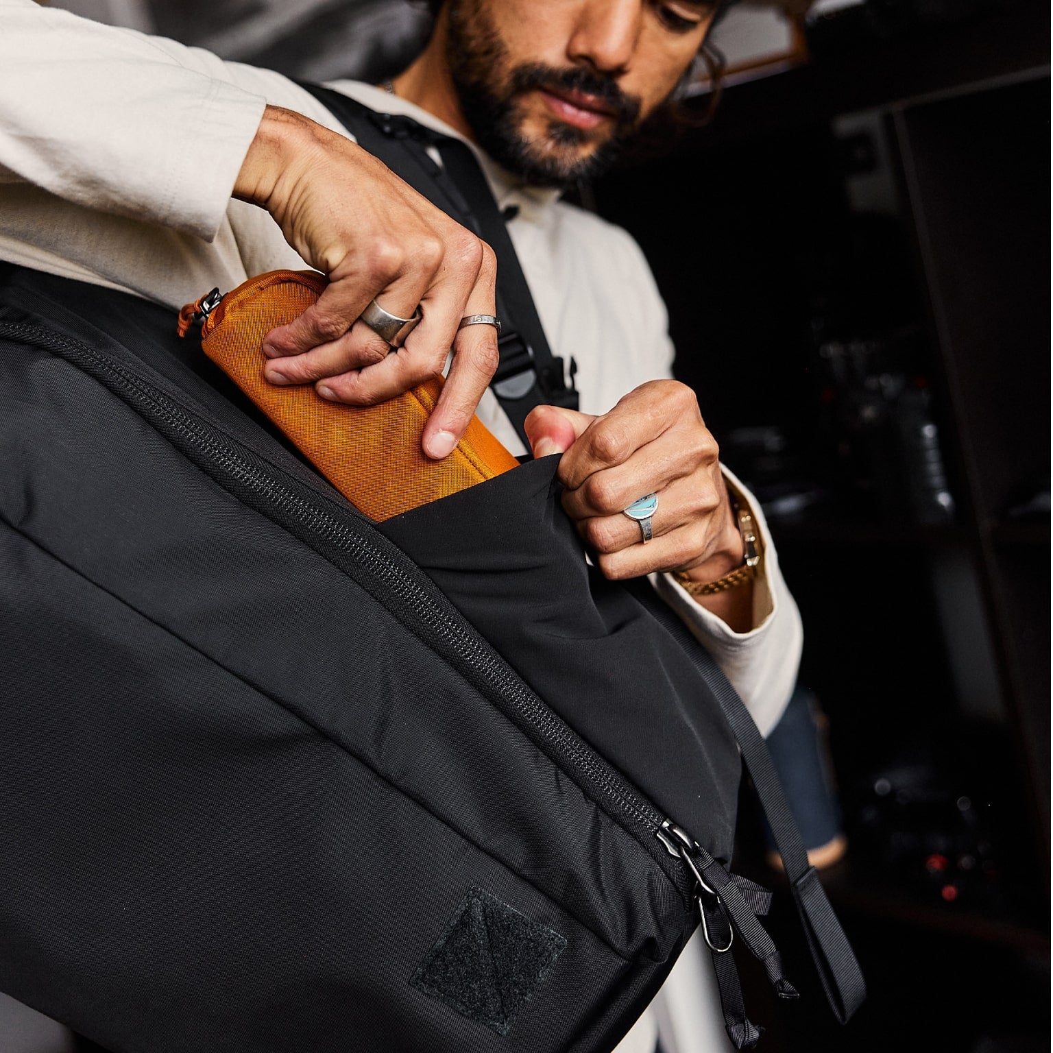 Burnt Orange CAP0.5L in side pocket CTB [13017a-BRO]