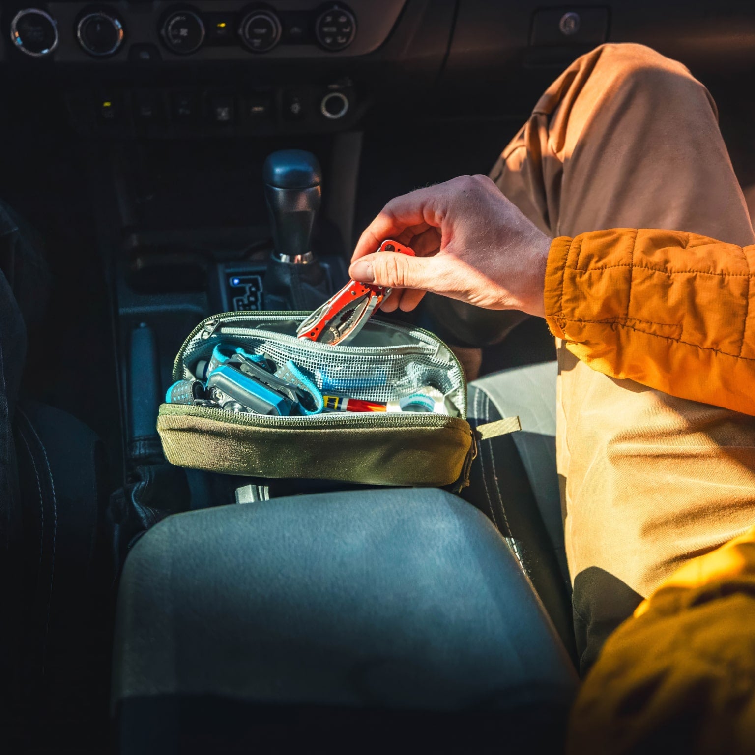 CIVIC Access Pouch 0.5L - CAP0.5 - OD Green - Front