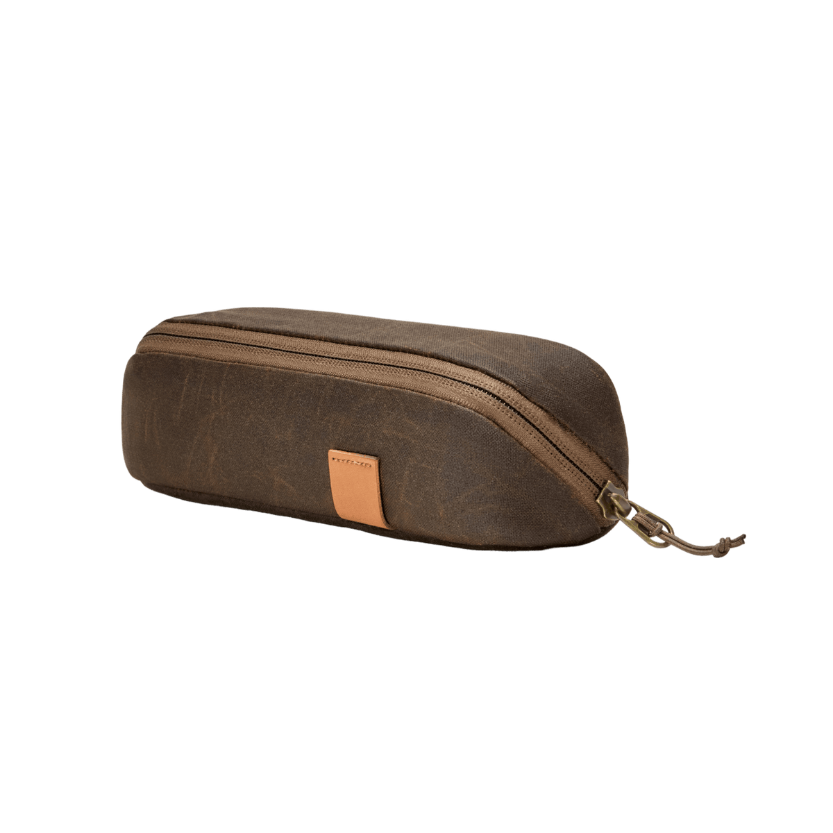 CIVIC Access Pouch 0.5L Waxed Canvas Tan Front