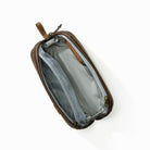 CIVIC Access Pouch 0.5L Waxed Canvas Tan Open Mesh Pocket