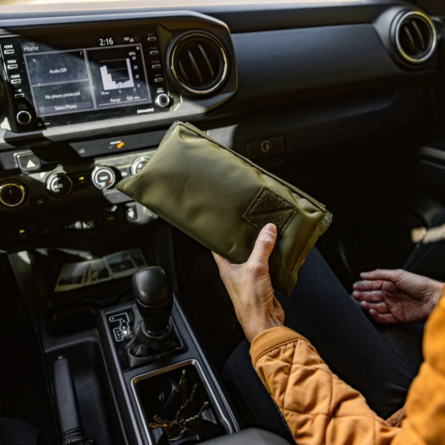 CIVIC Access Pouch 1L - CAP1 - OD Green - Handheld [13009a-ODG]