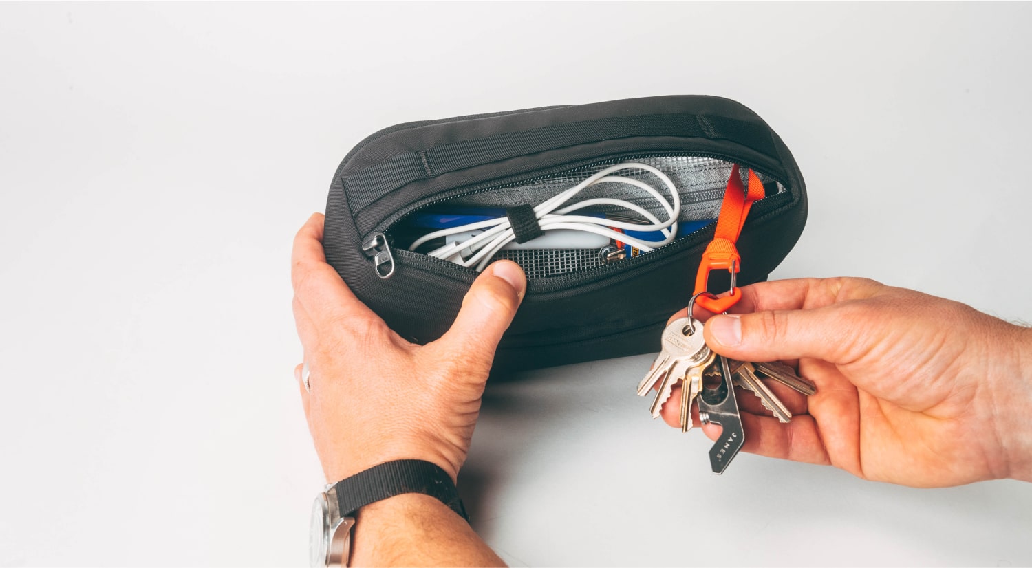 CIVIC Access Pouch 2L - CAP2 - in Quick Access top pocket with key leash