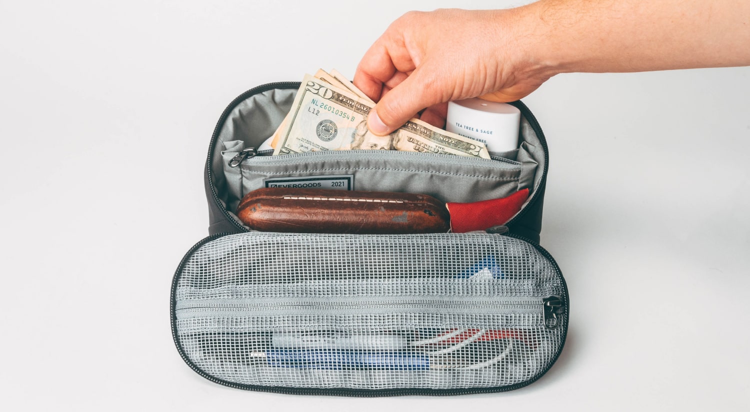 CIVIC Access Pouch 2L - CAP2 - internal zipper divider with drop in pockets