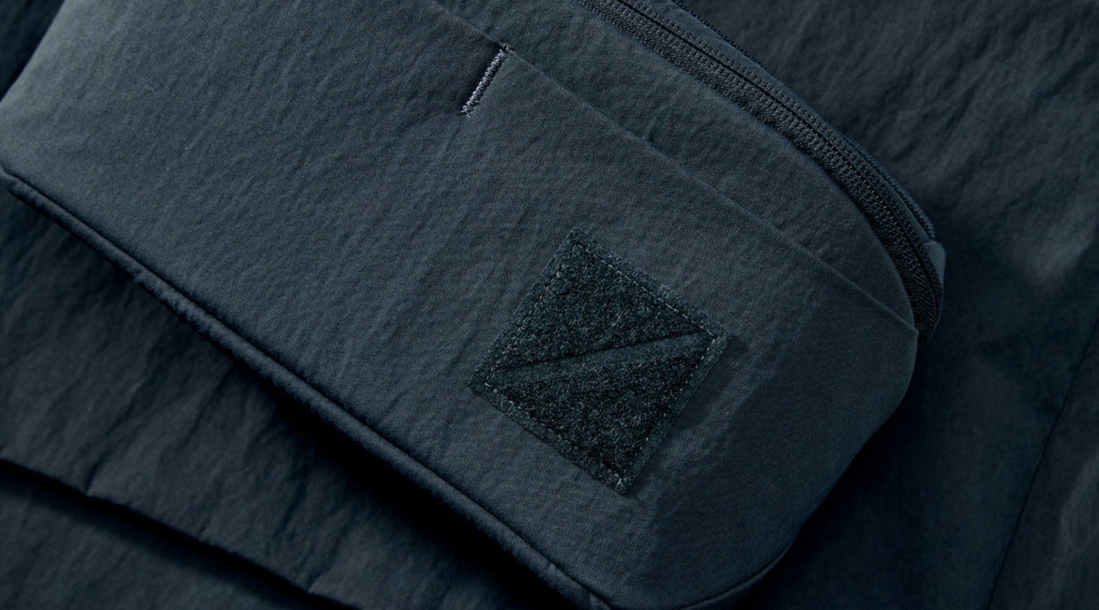 Dark Navy Konbu CIVIC Access Pouch 2L textile detail