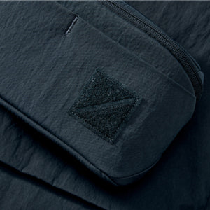 CIVIC Access Pouch 2L in Konbu Dark Navy textile close up