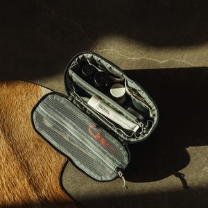 CIVIC Access Pouch 2L in Konbu Dark Navy as a toiletry dopp kit