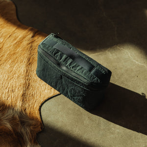 CIVIC Access Pouch 2L in Konbu Dark Navy top handle for carry