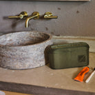 CAP2 OD Green in bathroom dopp kit CAP2 OD Green in bathroom dopp kit [13006a-ODG
