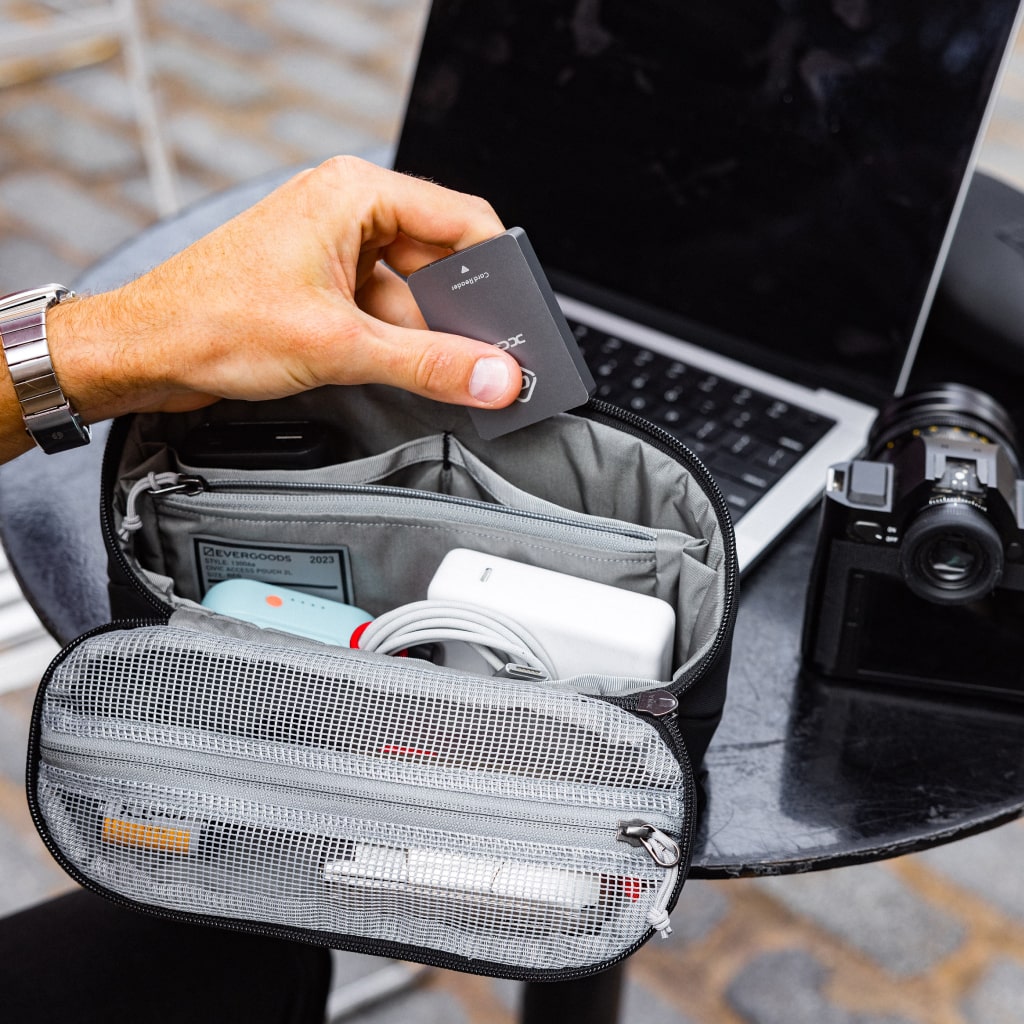 Remote Work Pouch CAP2 Solution Dyed Black [13006a-SBK]