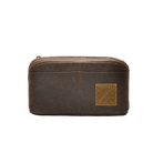 CIVIC Access Pouch 2L Waxed Canvas Tan CAP2 Front