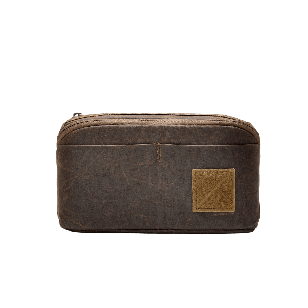 CIVIC Access Pouch 2L Waxed Canvas Tan CAP2 Front