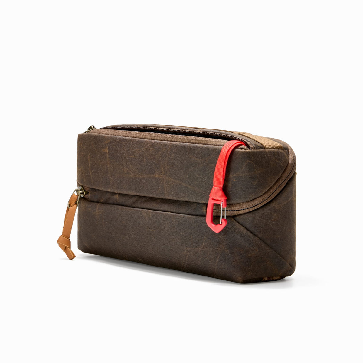 CIVIC Access Pouch 2L Waxed Canvas Tan CAP2 Rear