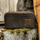 CIVIC Access Pouch 2L Waxed Canvas Tan Full Frontal