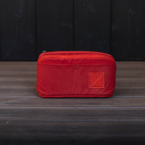 CIVIC Access Pouch 2L Waxed Blood Orange Carryology