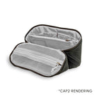 CIVIC Access Pouch 2L in Waxed Olive CAP2 open