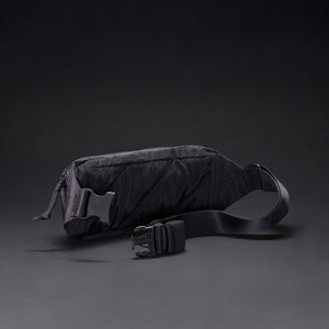 CIVIC Access Sling 2L in X-Pac Black and Coyote Brown - Breathable Back Panel