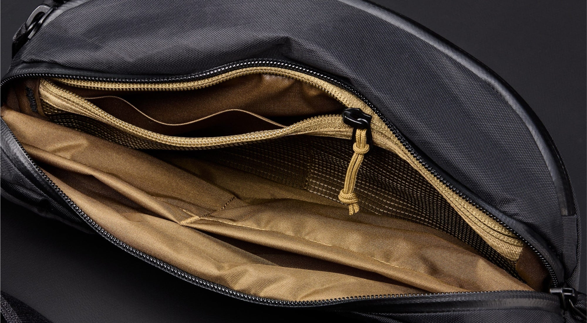 CIVIC Access Sling 2L in X-Pac Black and Coyote Brown - CAS2 - Intuitive Organization